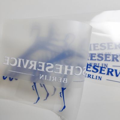 Single Color Screen Printing Logo High Elastic Heat Transfer Custom Logo