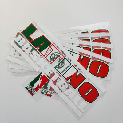 Custom Brand Name Heat Transfer Logo Printing Designs CMYK RGB Pantone Color