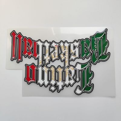 Custom Brand Name Heat Transfer Logo Printing Designs CMYK RGB Pantone Color