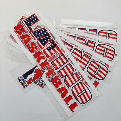 Custom Brand Name Heat Transfer Logo Printing Designs CMYK RGB Pantone Color