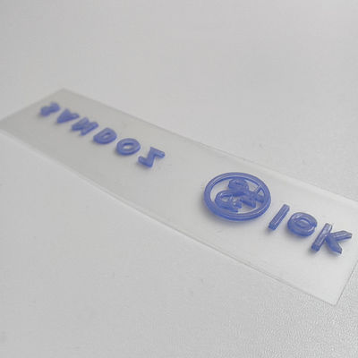 Matte Surface Silicone Heat Transfer Logo Flat Screen Printing Logo Customized