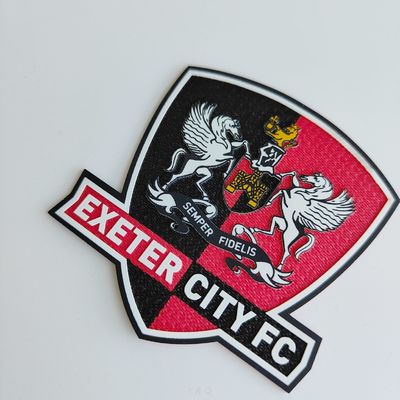 Embroidery Silicone 3D Heat Transfer Patches Washable Customized