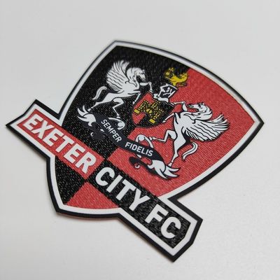 Iron On Flat Print 3D Silicone Patch With Hot Melt Backing Multiple Colors