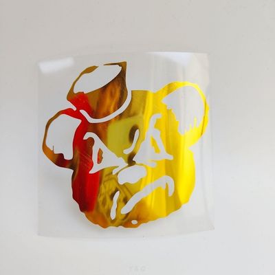 Elastic Metallic Heat Transfer Washable HTV Custom Heat Transfer Designs