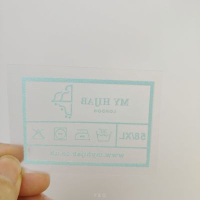 Hot Peel Clothing Neck Label Heat Press Custom Clothing Own Logo Brand