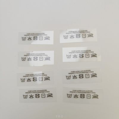 Hot Peel Clothing Neck Label Heat Press Custom Clothing Own Logo Brand