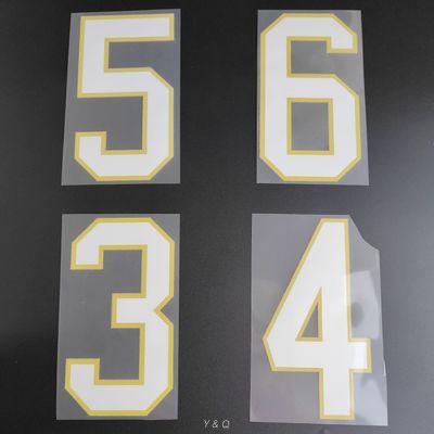 Durable Iron On Letters And Numbers Custom with no backgrounds Ready To Iron On