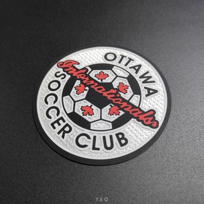 Club 3D Silicone TATAMI Patches Custom Logo Heat Transfer Patches