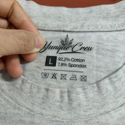 Custom Heat Transfer Tagless Neck Labels Heat Seal Clothing Size Labels
