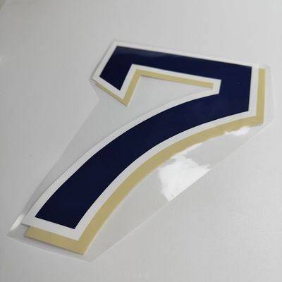 Customized Durable Heat Press Names And Numbers For jerseys uniforms