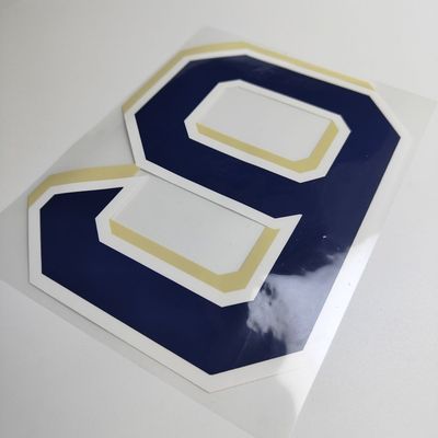Elastic Iron On Heat Transfer Letters And Numbers For Football Jerseys