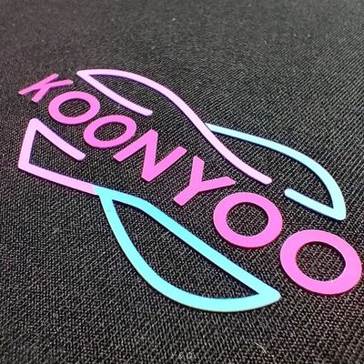 Soft Rubber Heat Press Clothing Labels Custom Designed