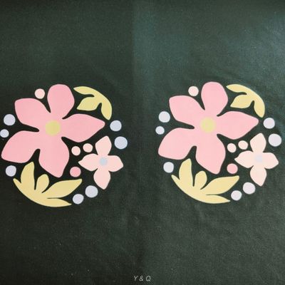 High Elastic Silk Screen Logo Printing Customized Water Based Silk Screen Printing