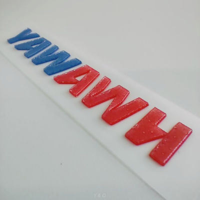 3D Embossed Heat Transfer Silicone Label Customizable 3D Raised Logo