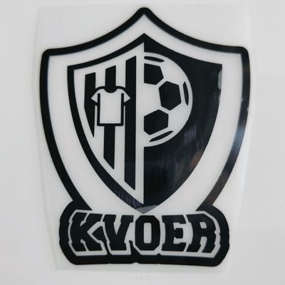 TPU Rubber Silicone Heat Transfer Logo Embossed Garment Label Iron On 3D Football Logo