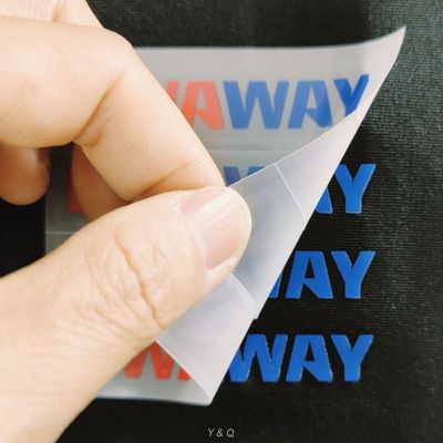 Custom 3D Rubber Heat Transfer Logo 3D Silicone Heat Transfer Labels Eco Friendly