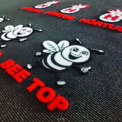 Custom Flocked Iron On Transfer For Apparel Soft Flock Heat Transfer
