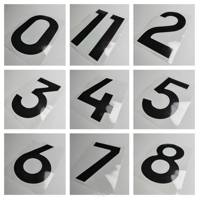 Customized Durable Heat Press Names And Numbers For jerseys uniforms