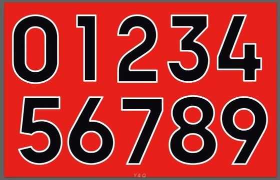 Customized Durable Heat Press Names And Numbers For jerseys uniforms