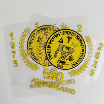 Company Screen Printing Logo Customized Iron On Transfers For Clothing Pocket Size Pack