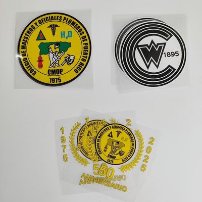 Happy Anniversary Heat Transfer Screen Print Logo Customized