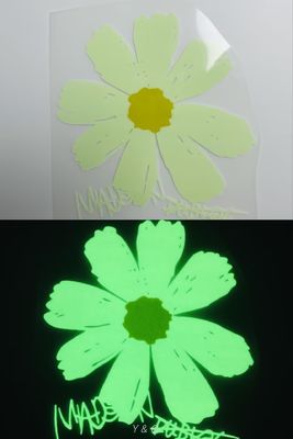Customized Glow In The Dark Logo Waterproof Luminous Heat Transfer