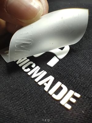 TPU Rubber Silicone Heat Transfer Logo Embossed Garment Label Iron On 3D Football Logo