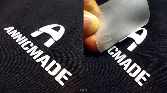 TPU Rubber Silicone Heat Transfer Logo Embossed Garment Label Iron On 3D Football Logo