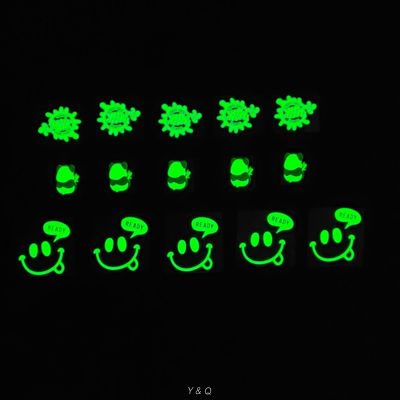 Clothes Hot Press Glow In The Dark Stickers Customizable