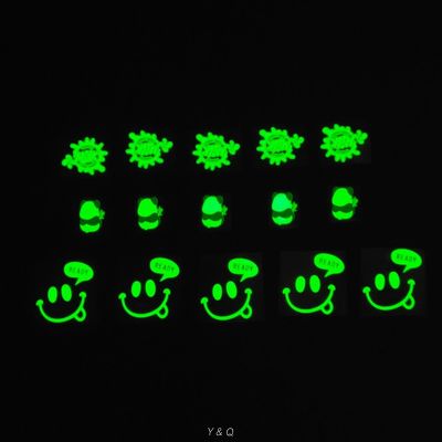 Printable Fluorescent Glow In The Dark Logo Sticker For Bag