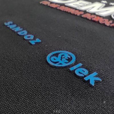 3D getallen letter naam siliconen warmteoverdracht logo aangepast eco-vriendelijk