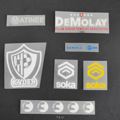 Duurzame flexibele siliconen warmteoverdracht logo warmteoverdracht kleding tags