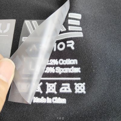 Custom Heat Transfer Tagless Neck Labels Heat Seal Clothing Size Labels
