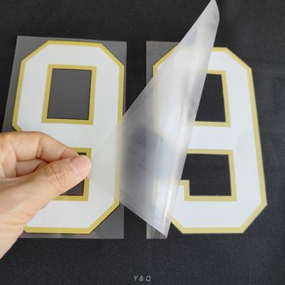 Customized Durable Heat Press Names And Numbers For jerseys uniforms