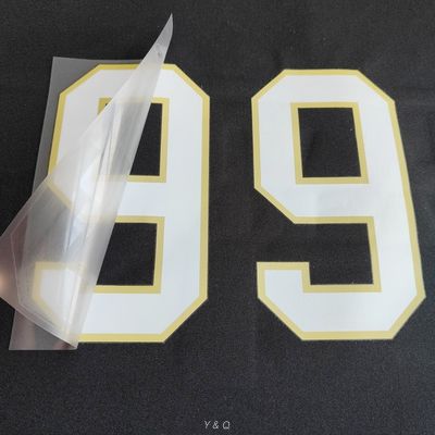 Custom Iron On Jersey Number Warm Transfers Football Jersey Letters And Numbers (Buchstaben en cijfers voor voetbal)