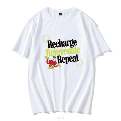 Gepersonaliseerd schermdrukken Bedrijfslogo Alle kleuren T-shirt logo drukken