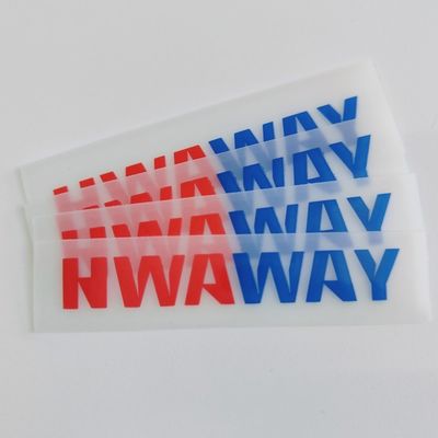 3D Embossed Heat Transfer Silicone Label Customizable 3D Raised Logo