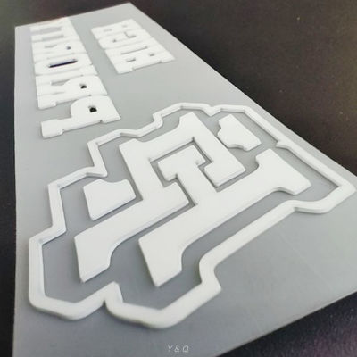 3D rubber warmte-overdracht stickers voor het merken van de T-shirts en sportkleding