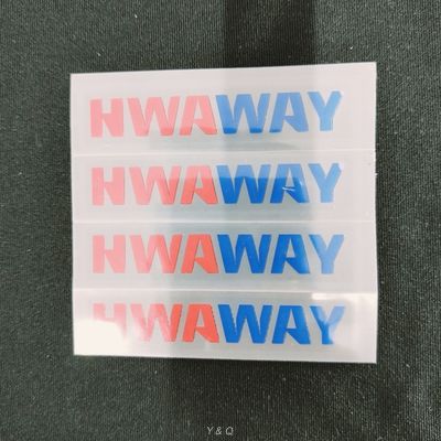 3D Embossed Heat Transfer Silicone Label Customizable 3D Raised Logo