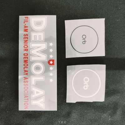 Raised 1mm Silicone Heat Transfer Logo Matte Heat Transfer Vinyl 3D Rubber Logo