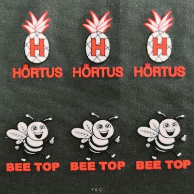 3D Printed Soft Custom Flocking Logo Flock Iron On Heat Transfer Stickers