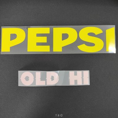 Koud schil High Elastic PU Film Heat Transfer Vinyl Logo Label Voor kleding Max 40cm